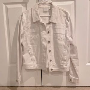 White denim jacket